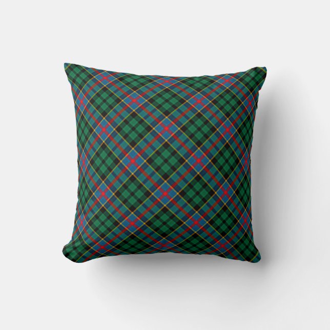 Oreillers à lancer Plaid Byres Tartan Coussin (Recto)