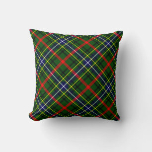 Oreillers à lancer Plaid Motif Tartan Coussin