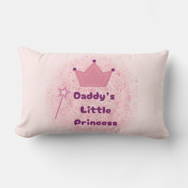 Oreillers à lancer princesse de papa (Recto)