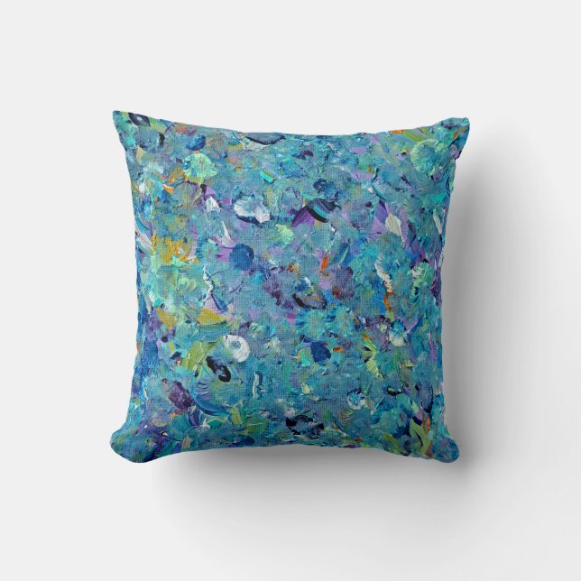 Oreillers à lancer Santorini Seaglass (Recto)