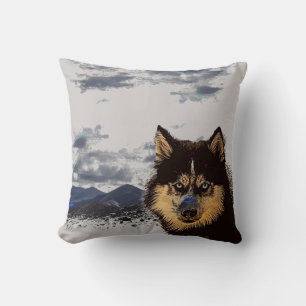 Oreillers à lancer sibérien Husky