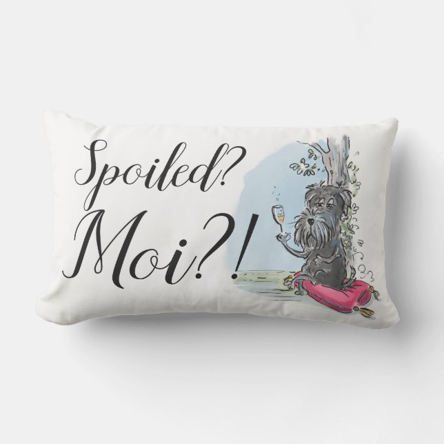Oreillers à lancer spécial Schnauzer (Recto)