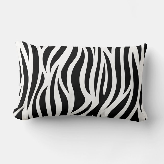Oreillers à lancer Zebra Print Lumbar (Recto)