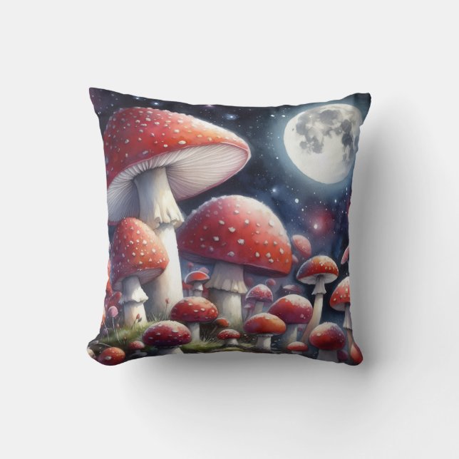 Oreillers avec champignons au clair de lune (Recto)