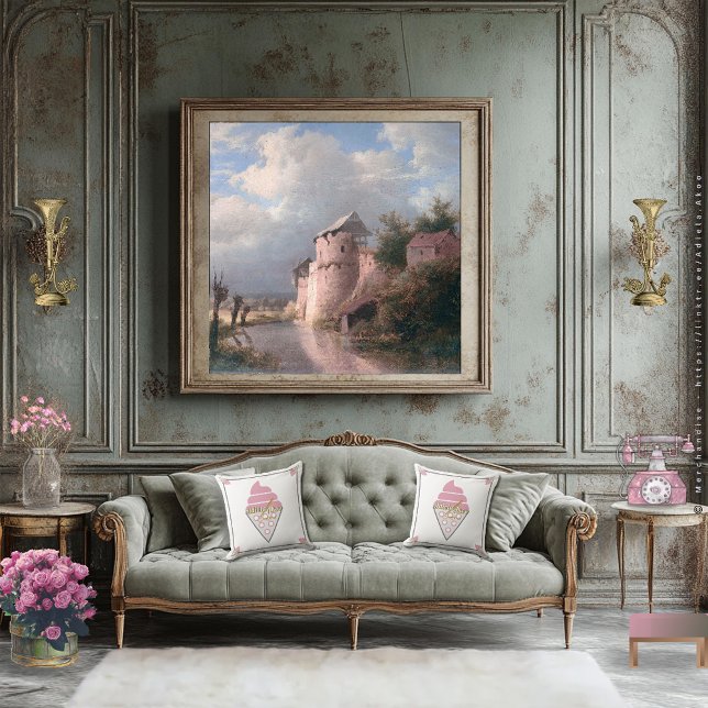 Oreillers - Crème Glacée Irrésistible par Poet Adi (Irresistible Ice Cream Throw Pillows designd by Poet Adiela Akoo. Browse my store for more fab finds)