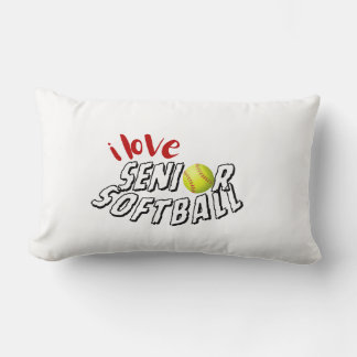 Oreillers de lancer de softball senior que j'aime
