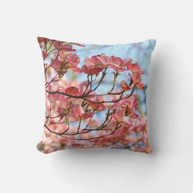 Oreillers de mariage d'amour Corélopsis rose Ciel  (Recto)