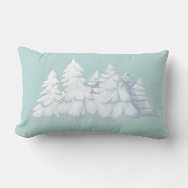 Oreillers de Noël aux Arbres Fériés (Recto)