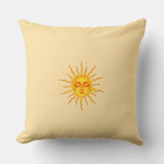 "Oreillers Décoratifs Soleil Radieux" Coussin