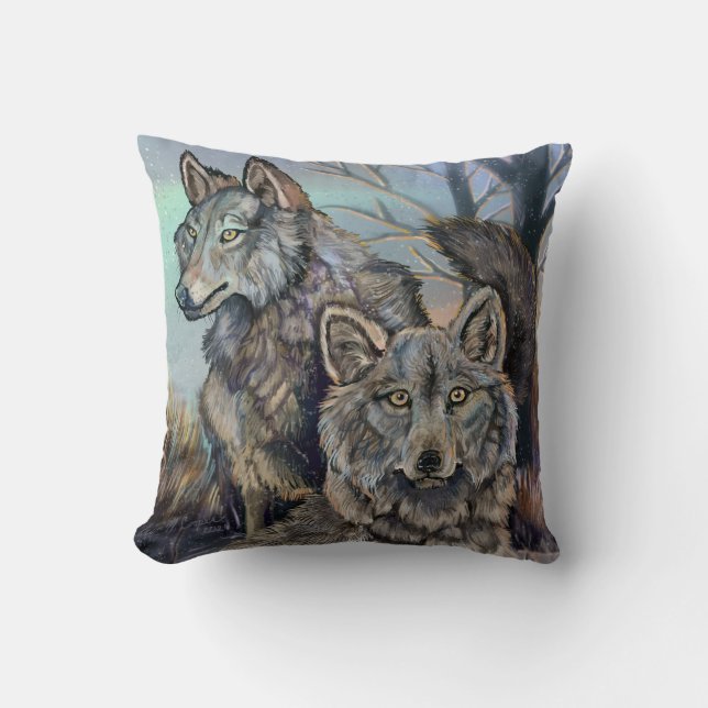 Oreillers d'hiver des loups de l'Arctique (Recto)