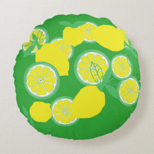 Oreillers funky coussin en forme de citrons bio Lu