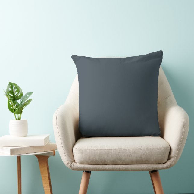 Oreillers jetés gris charbon (Chaise)