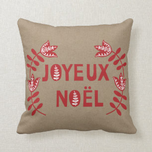 Oreillers Joyeux Noel