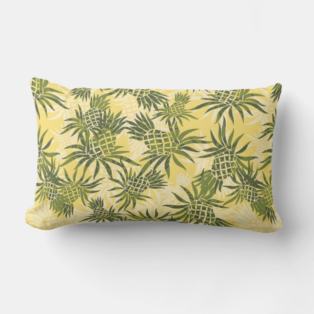 Oreillers lombaires Hawaï camouflage ananas (Recto)