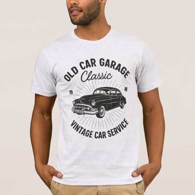 OREXO "Classic Garage '48" T-Shirt Cendres Gris (Devant)