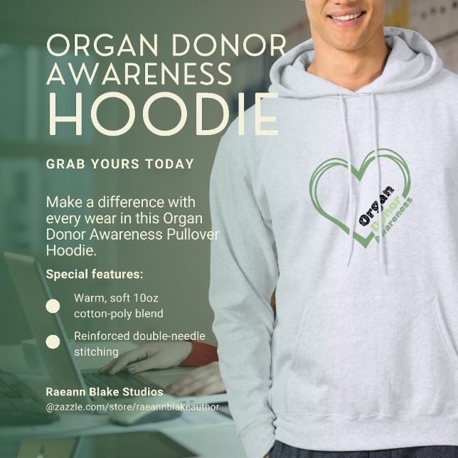 Organ Donor Awareness Pullover Hoodie (Créateur téléchargé)