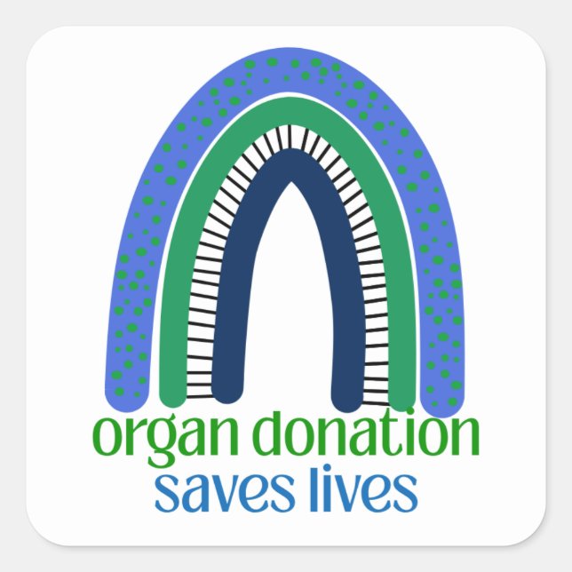 Organ Donors Save Lives Stickers (Devant)