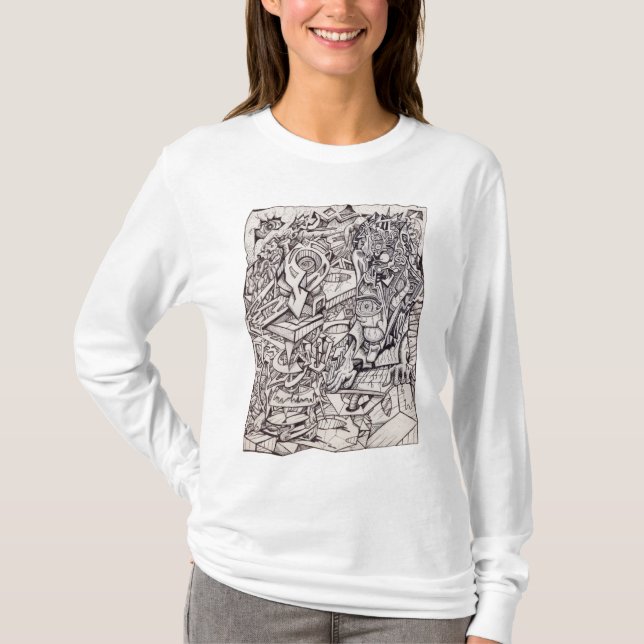 Organe d'inquiétude T-shirt à manches longues (Devant)