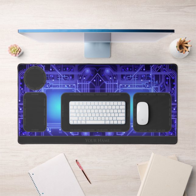 organisateur de bureau Abstrait de formes brillant (Bureau 1)