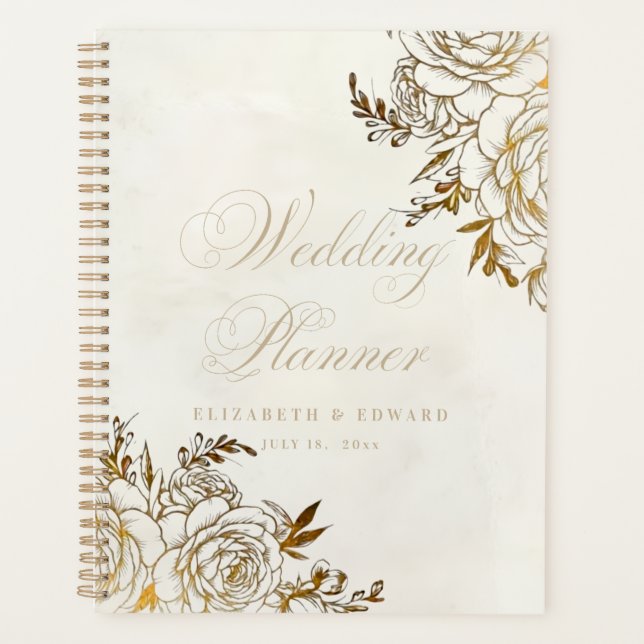 Organisateur de mariage élégant moderne (Devant)