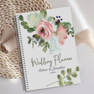 Organisateur de mariage floral coquille d'oeuf et 