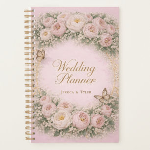 Organisateur de mariage floral élégant moderne