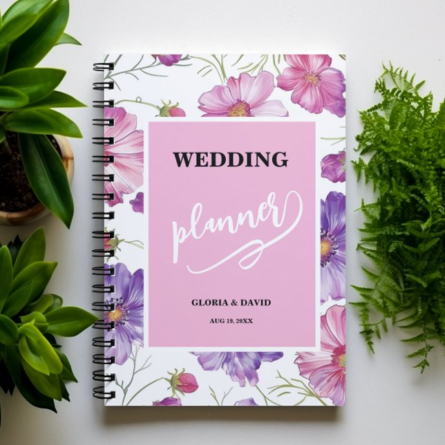 Organisateur de mariage floral pourpre (Créateur téléchargé)