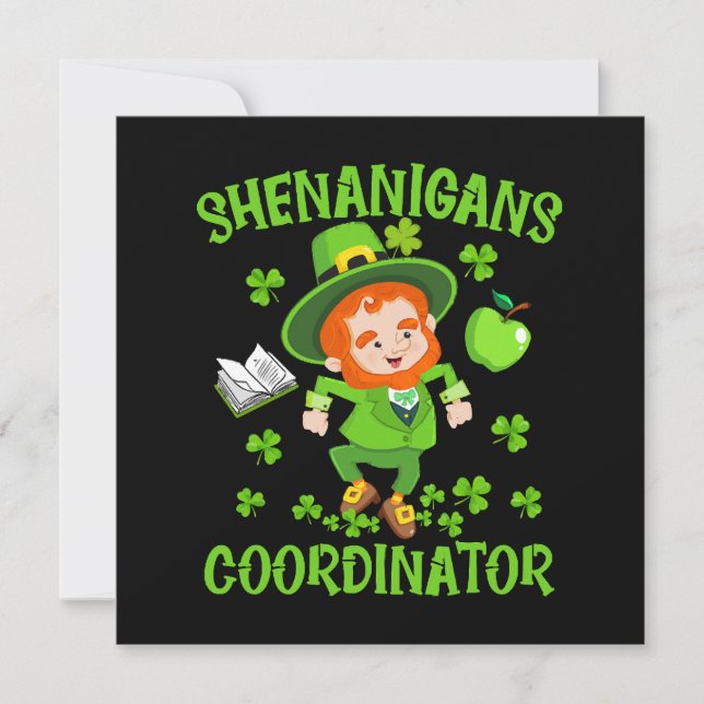 Organisateur de Shenanigans Prof de Fun St Patrick (Devant)