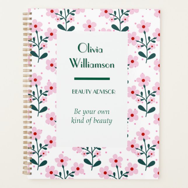 Organisateur hebdomadaire de Bloom Planner-A Beaut (Devant)