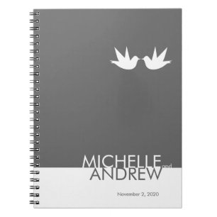 Organisateur moderne de livre d'invité de mariage