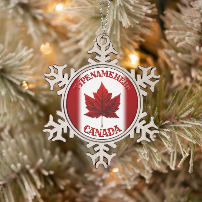 Organisation du drapeau du Canada Ornement de Noël (Arbre)