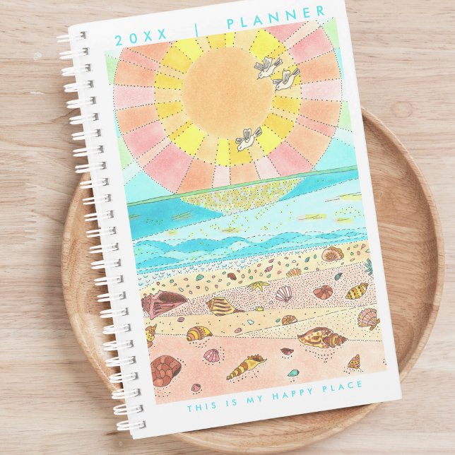 Organiseur de lieu heureux de plage (Créateur téléchargé)