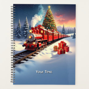 Organiseur de vacances de l'arbre de Noël de train