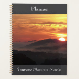 Organiseur Lever de soleil sur les montagnes du Te
