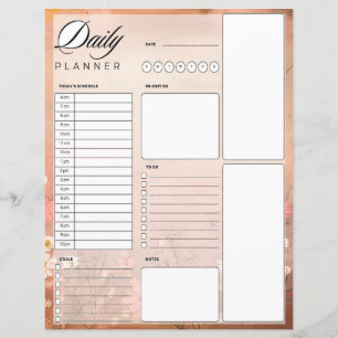 organiseur quotidien marguerites vintage