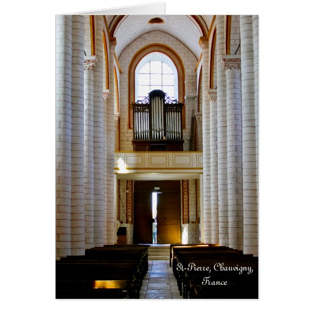 Orgue à Chauvigny, France (Devant)
