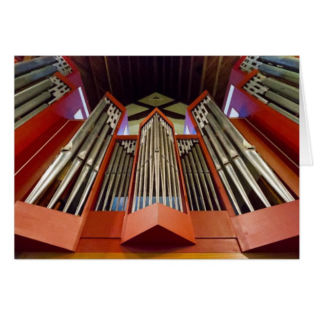 Orgue à tuyaux, Christchurch (Devant horizontal)