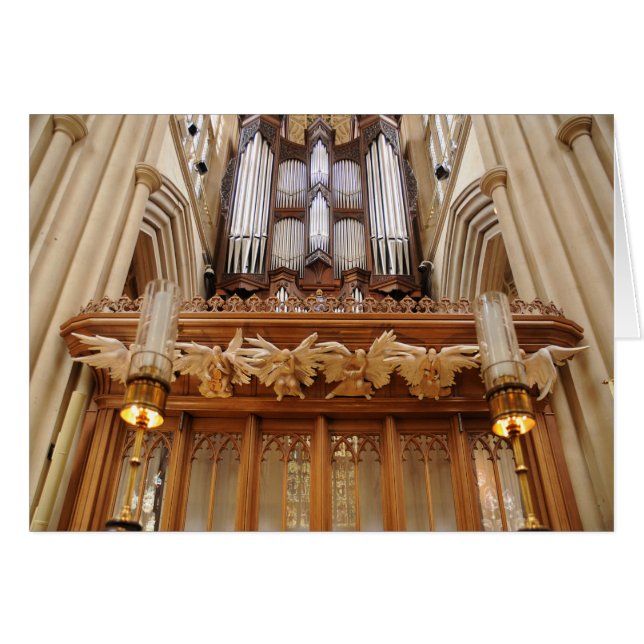 Orgue à tuyaux de Bath Abbey Angleterre (Devant horizontal)
