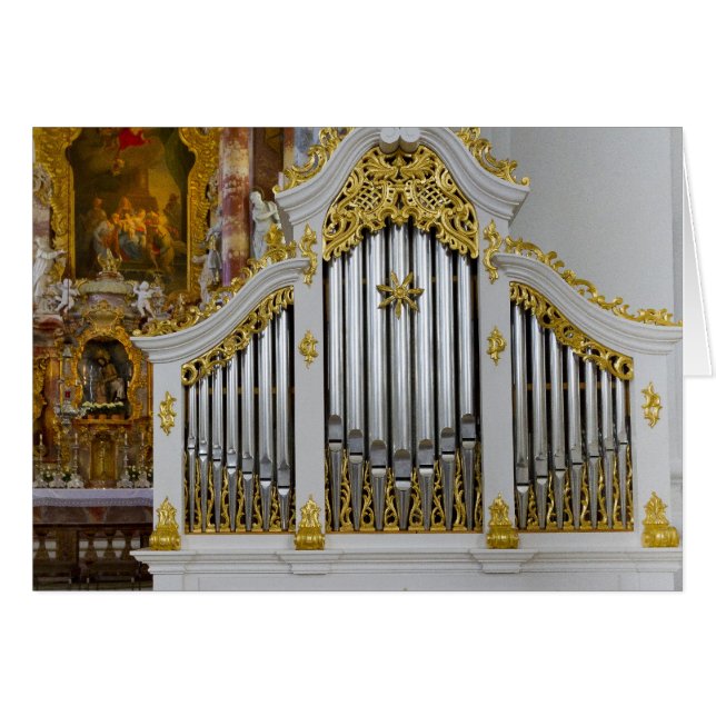 Orgue de chambre à Wieskirche, Bavière (Devant Horizontal)