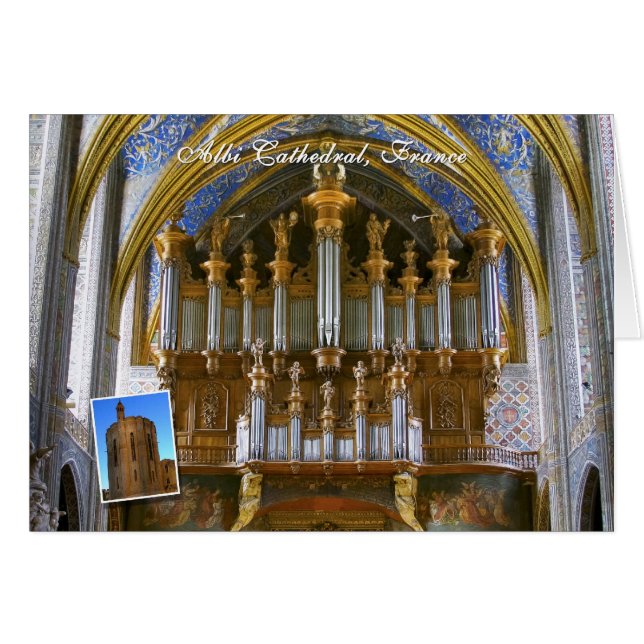orgue de la cathédrale d'Albi, France (Devant horizontal)