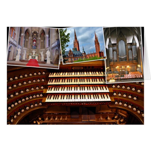 orgue de Wiesbaden et Marktkirche (Devant horizontal)