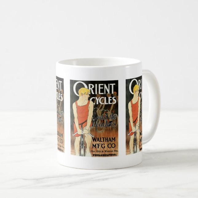 Orient Cycles Vélos Et Café Mug (Devant droit)