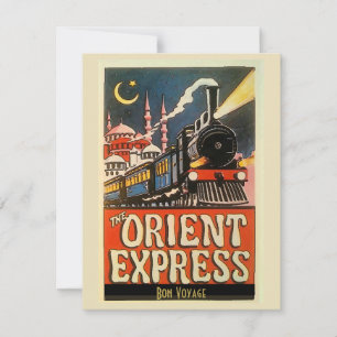 Orient Express Train, ajouter du texte personnalis