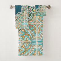 Oriental - Ensemble de serviettes de bain