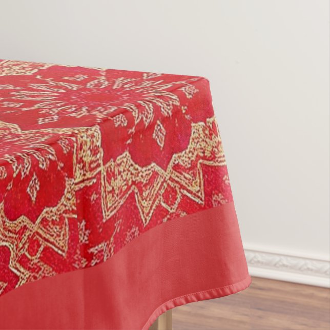 ORIENTAL Rouge or Motif - Nappe (In Situ)