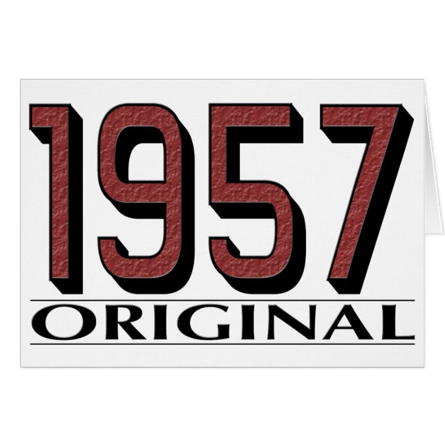 Original 1957 (Devant horizontal)
