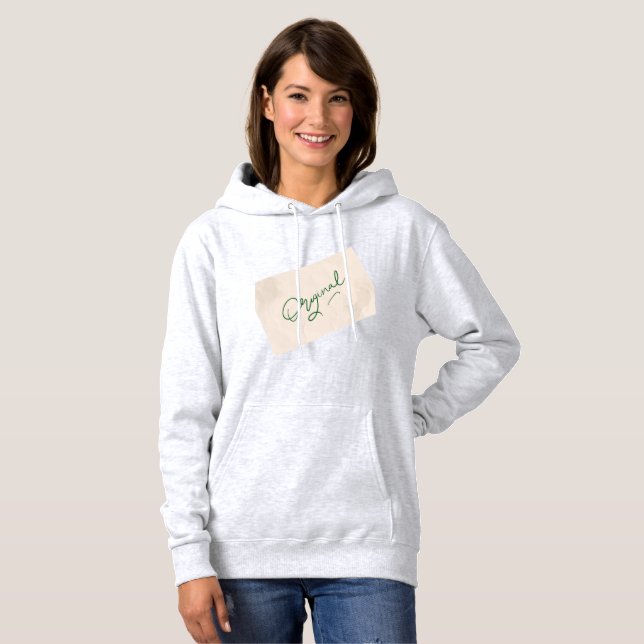 Original 1 Ash Women's Pullover Hoodie  (Devant entier)