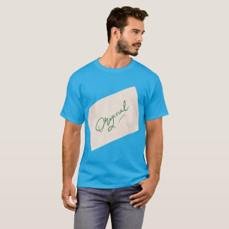 Original 1 T-shirt basique sarcelle pour hommes