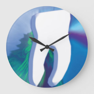 Original Blanc Dentiste Design Dentiste Horloge mu