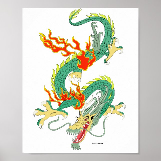 Original Chinese Dragon Poster (Devant)